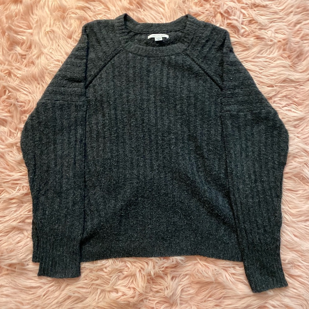 Black American Eagle Sweater